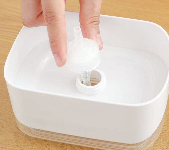 Диспенсер для миючого засобу з підставкою для губки Soap Pump & Sponge Caddy